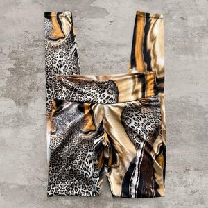 y2k bitsy bottom animal print leggings